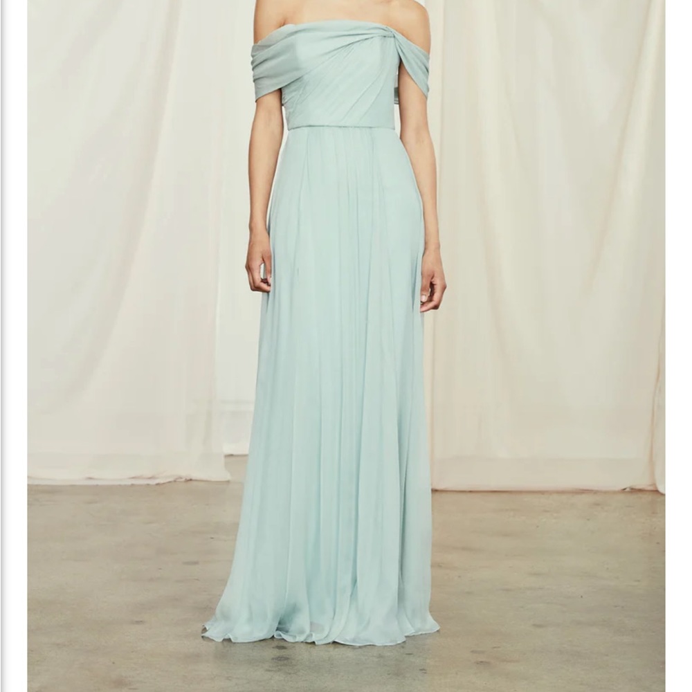 Amsale Brooklyn Bridesmaids dress - NEVER WORN - size 14 (Sage Green)